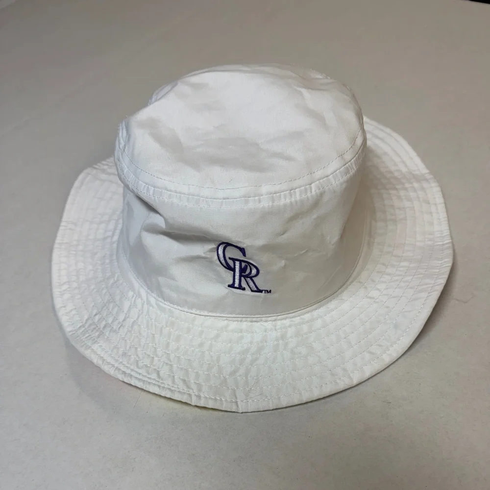 Coors Light Rainbow Logo White Bucket Hat